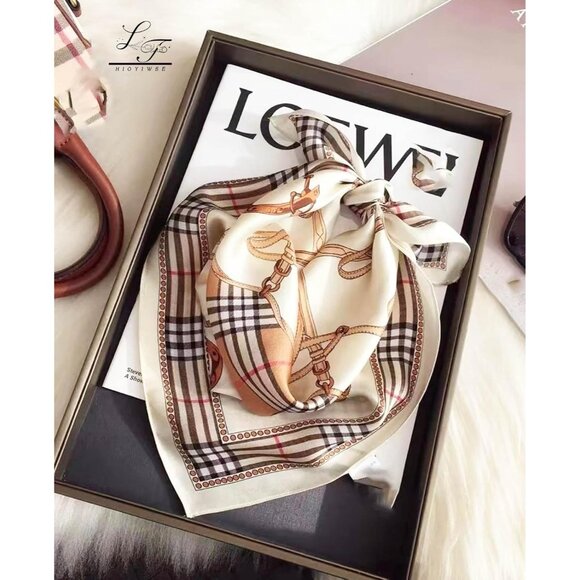 Satin Bandana Head Scarf for Women Lightweight Silk Hair Wrap and Sleep Scarf - Picture 2 of 6